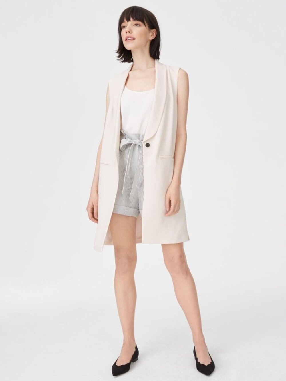 Club Monaco Sonti Vest - Ivory - NWT